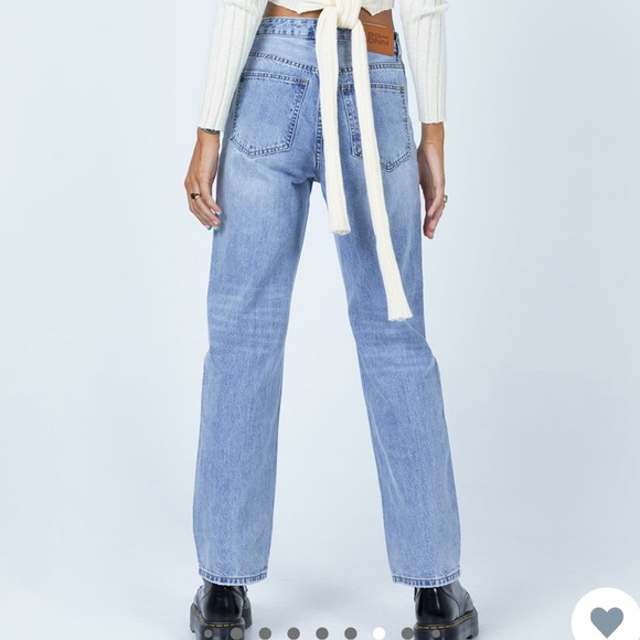 NWOT Princess Polly Holly High Rise jeans - Picture 8 of 13